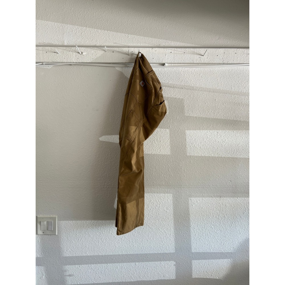 Carhartt Womens Original Fit Canvas Work Pants Brown Utility Size 8